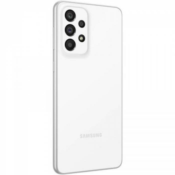 Telefon Mobil Samsung Galaxy A33 Dual SIM, 128GB, 6GB RAM, 5G, Awesome White
