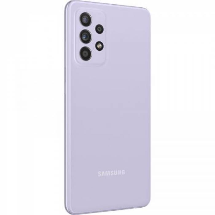 Telefon Mobil Samsung Galaxy A52 Dual SIM, 128GB, 6GB RAM, 4G, Awesome Violet