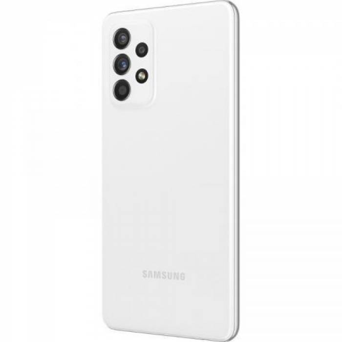 Telefon Mobil Samsung Galaxy A52 Dual SIM, 256GB, 8GB RAM, 4G, Awesome White
