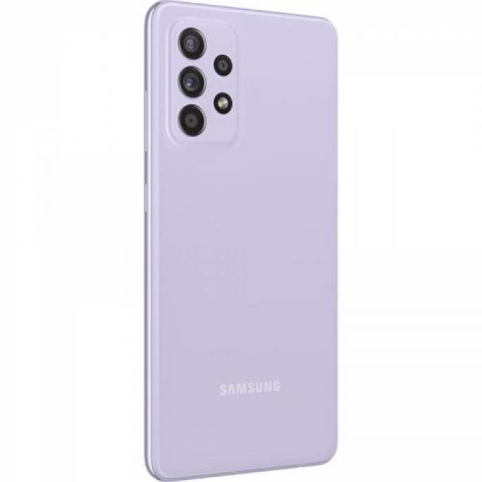 Telefon Mobil Samsung Galaxy A52s, Dual SIM, 128GB, 6GB RAM, 5G, Awesome Violet