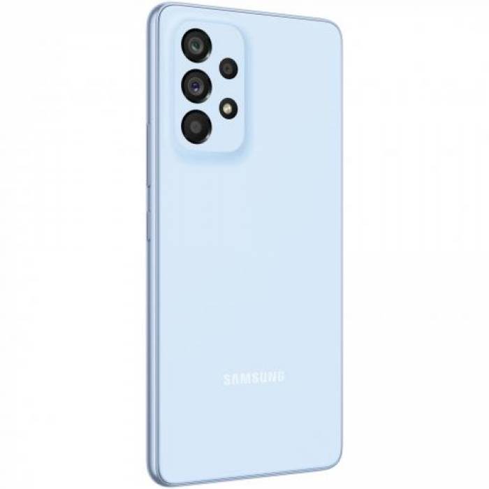 Telefon Mobil Samsung Galaxy A53 Dual SIM, 128GB, 6GB RAM, 5G, Awesome Blue
