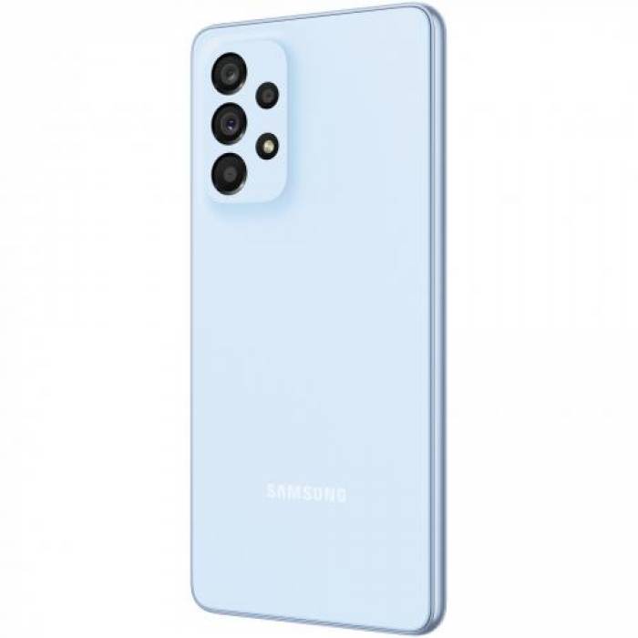 Telefon Mobil Samsung Galaxy A53 Dual SIM, 128GB, 6GB RAM, 5G, Awesome Blue