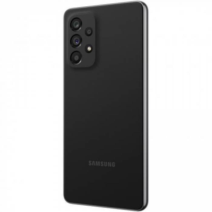 Telefon Mobil Samsung Galaxy A53 Dual SIM, 256GB, 8GB RAM, 5G, Awesome Black