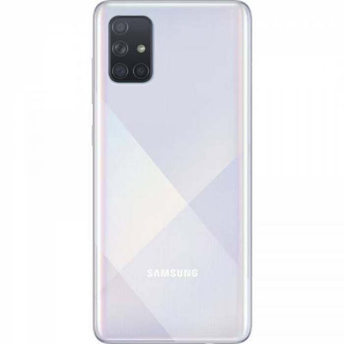 Telefon Mobil Samsung Galaxy A71 (2020) Dual SIM, 128GB, 6GB RAM, 4G, Crush Silver