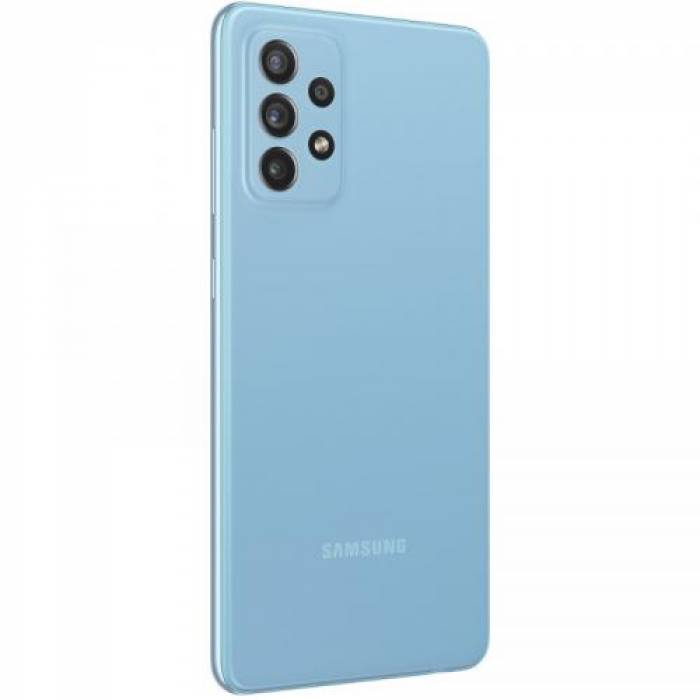 Telefon Mobil Samsung Galaxy A72 Dual SIM, 128GB, 6GB RAM, 4G, Awesome Blue