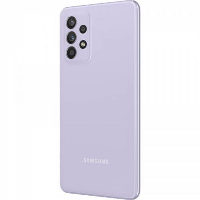 Telefon Mobil Samsung Galaxy A72 Dual SIM, 128GB, 6GB RAM, 4G, Awesome Violet