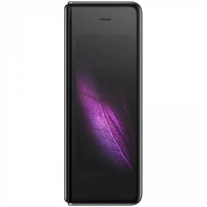 Telefon Mobil Samsung Galaxy Fold, Single Sim, 512GB, 12GB RAM, 5G, Cosmos Black
