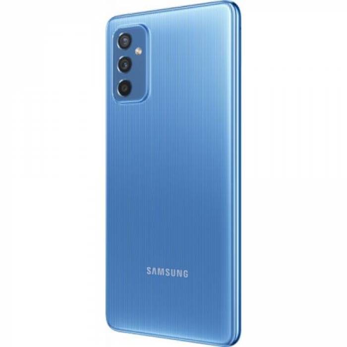 Telefon Mobil Samsung Galaxy M52, Dual SIM, 128GB, 6GB RAM, 5G, Icy Blue