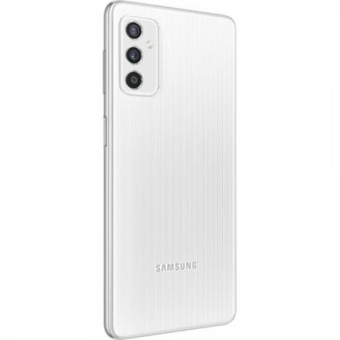 Telefon Mobil Samsung Galaxy M52, Dual SIM, 128GB, 6GB RAM, 5G, White