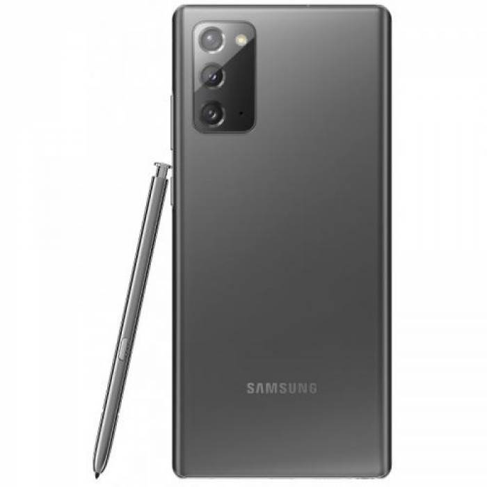 Telefon mobil Samsung Galaxy Note 20 (2020), Dual SIM, 256GB, 8GB RAM, 5G, Mystic Gray