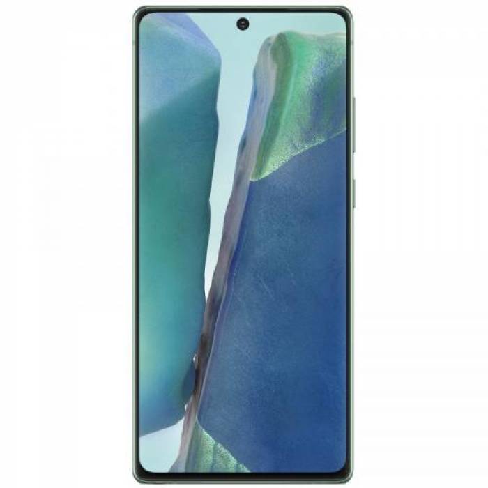 Telefon mobil Samsung Galaxy Note 20 (2020), Dual SIM, 256GB, 8GB RAM, 5G, Mystic Green