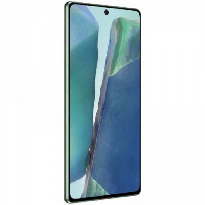 Telefon mobil Samsung Galaxy Note 20 (2020), Dual SIM, 256GB, 8GB RAM, 5G, Mystic Green
