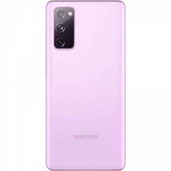 Telefon Mobil Samsung Galaxy S20 FE, Dual Sim, 128GB, 6GB RAM, 4G, Cloud Lavender