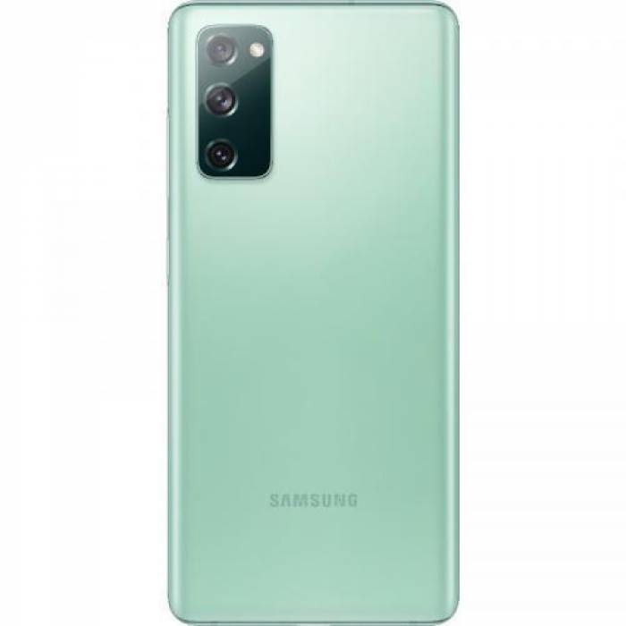 Telefon Mobil Samsung Galaxy S20 FE Version 2, Dual Sim, 128GB, 6GB RAM, 4G, Cloud Mint