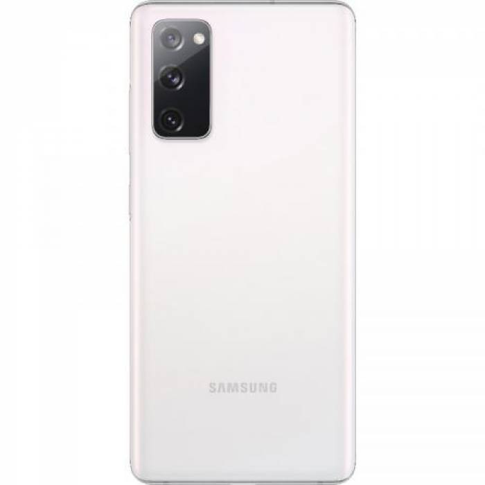 Telefon Mobil Samsung Galaxy S20 FE Version 2, Dual Sim, 128GB, 6GB RAM, 4G, Cloud White