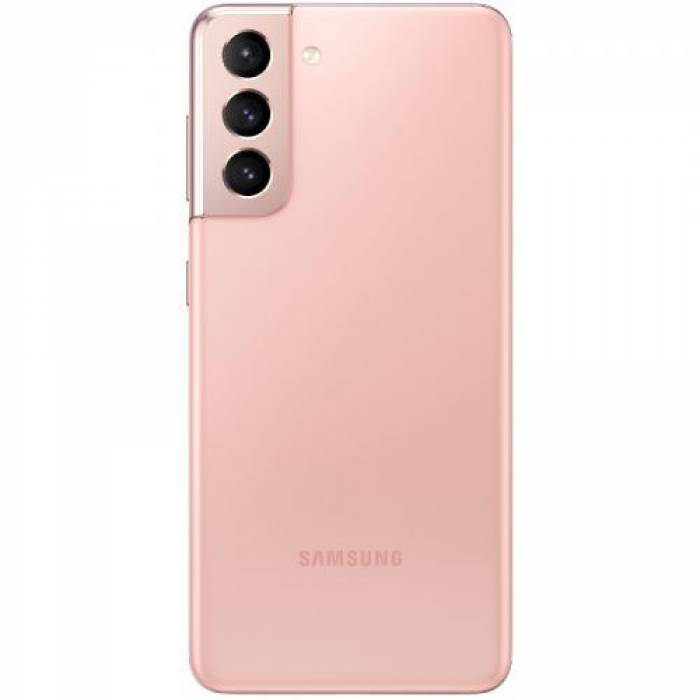 Telefon Mobil Samsung Galaxy S21 Dual SIM, 128GB, 8GB RAM, 5G, Phantom Pink