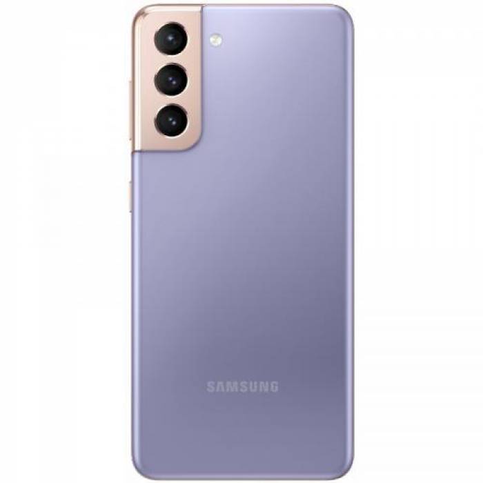 Telefon Mobil Samsung Galaxy S21 Dual SIM, 128GB, 8GB RAM, 5G, Phantom Violet