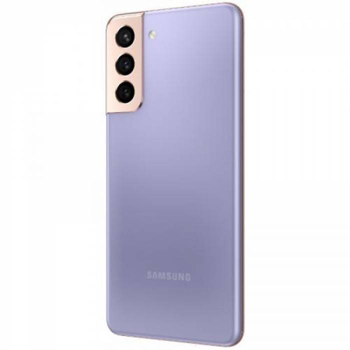 Telefon Mobil Samsung Galaxy S21 Dual SIM, 128GB, 8GB RAM, 5G, Phantom Violet