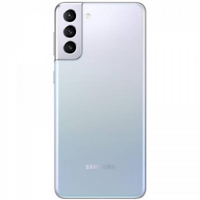 Telefon Mobil Samsung Galaxy S21 Plus Dual SIM, 128GB, 8GB RAM, 5G, Phantom Silver