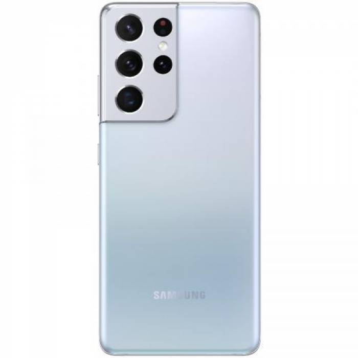 Telefon Mobil Samsung Galaxy S21 Ultra Dual SIM, 256GB, 12GB RAM, 5G, Phantom Silver