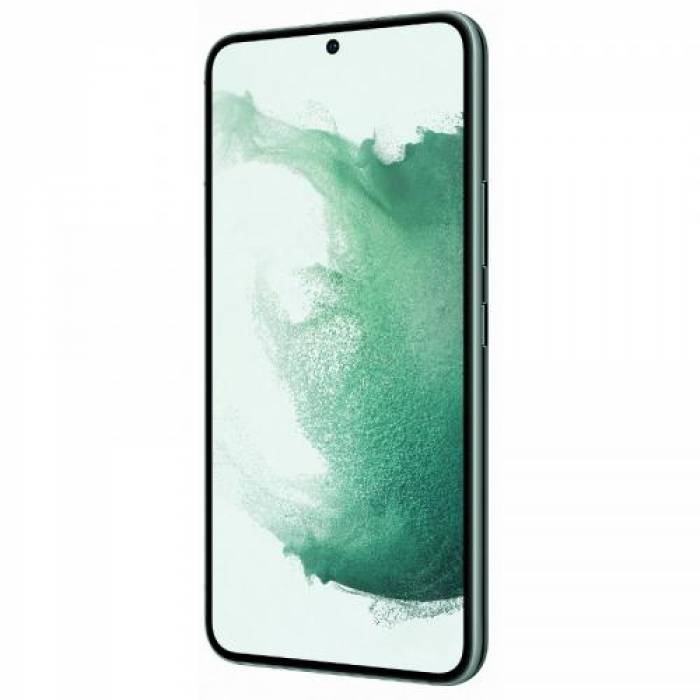 Telefon Mobil Samsung Galaxy S22, Dual SIM Hybrid, 128GB, 8GB RAM, 5G, Green