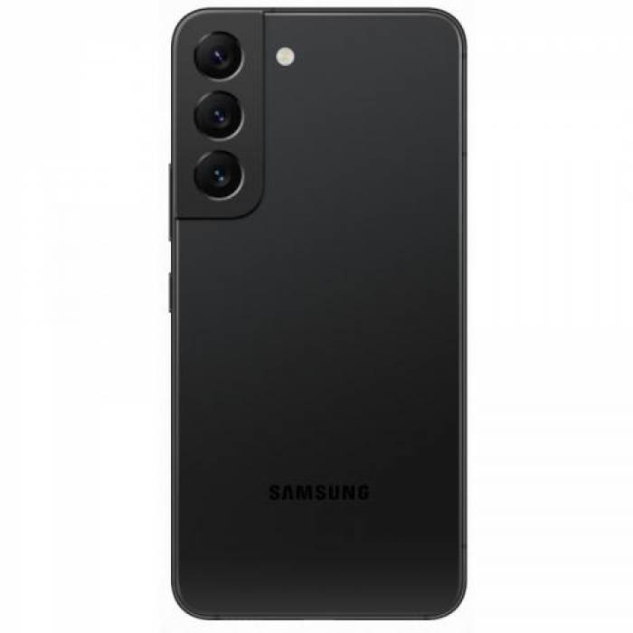 Telefon Mobil Samsung Galaxy S22, Dual SIM Hybrid, 128GB, 8GB RAM, 5G, Phantom Black