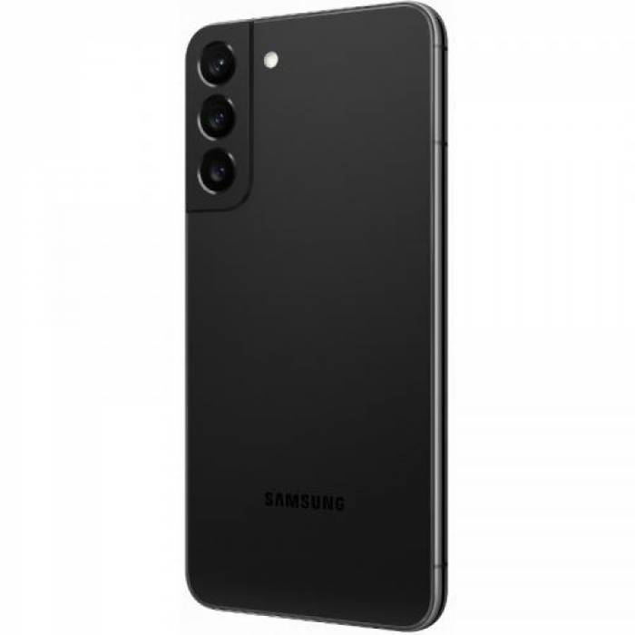 Telefon Mobil Samsung Galaxy S22 Plus, Dual SIM Hybrid, 128GB, 8GB RAM, 5G, Phantom Black
