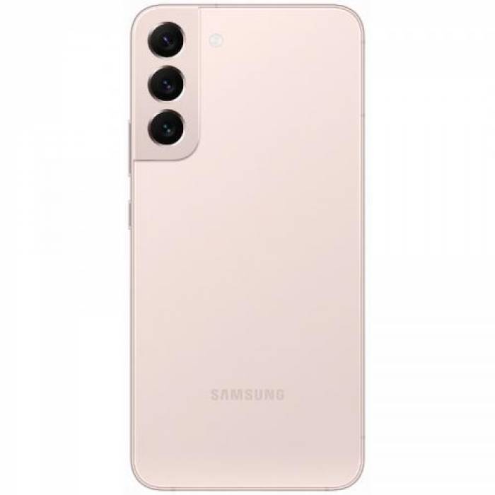 Telefon Mobil Samsung Galaxy S22 Plus, Dual SIM Hybrid, 128GB, 8GB RAM, 5G, Pink Gold