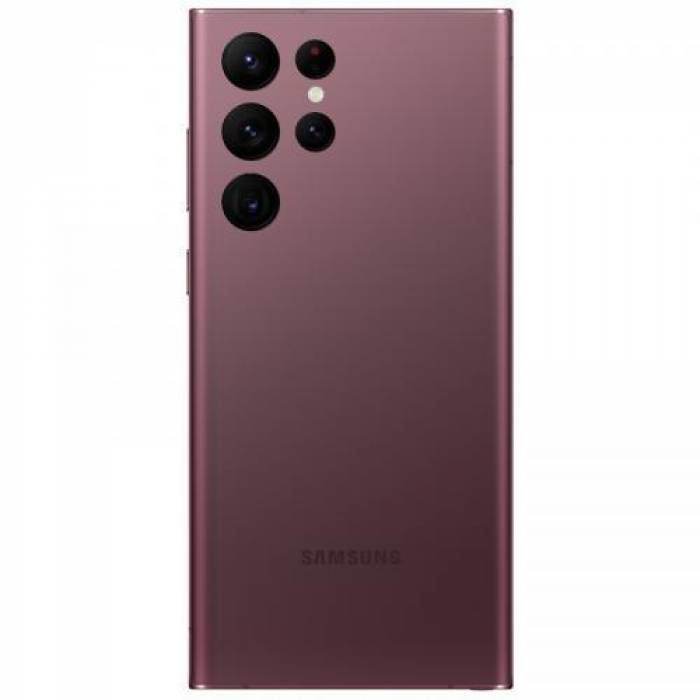Telefon mobil Samsung Galaxy S22 Ultra, Dual SIM Hybrid, 256GB, 12GB RAM, 5G, Burgundy