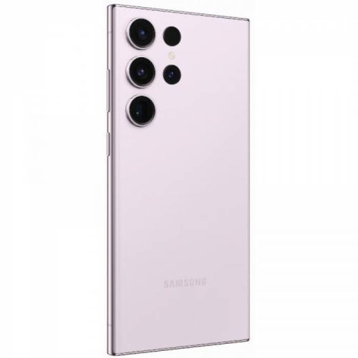 Telefon Mobil Samsung Galaxy S23 Ultra, Dual SIM, 512GB, 12GB RAM, 5G, Lavander