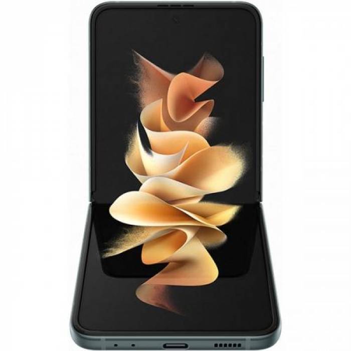 Telefon Mobil Samsung Galaxy Z Flip 3, Dual Sim Hybrid, 256GB, 8GB RAM, 5G, Green