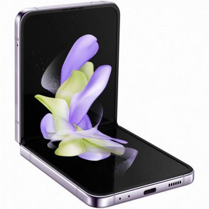 Telefon mobil Samsung Galaxy Z Flip 4, Dual Sim, 128GB, 8GB RAM, 5G, Bora Purple
