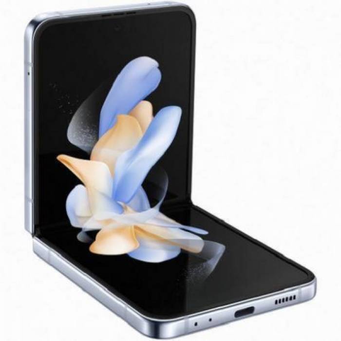 Telefon mobil Samsung Galaxy Z Flip 4, Dual Sim, 512GB, 8GB RAM, 5G, Blue