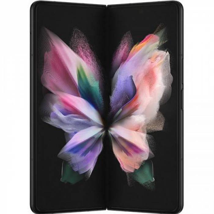 Telefon Mobil Samsung Galaxy Z Fold 3, Dual SIM Hybrid, 256GB, 12GB RAM, 5G, Phantom Black