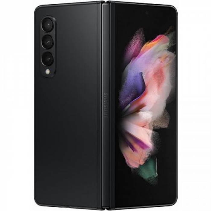 Telefon Mobil Samsung Galaxy Z Fold 3, Dual SIM Hybrid, 256GB, 12GB RAM, 5G, Phantom Black