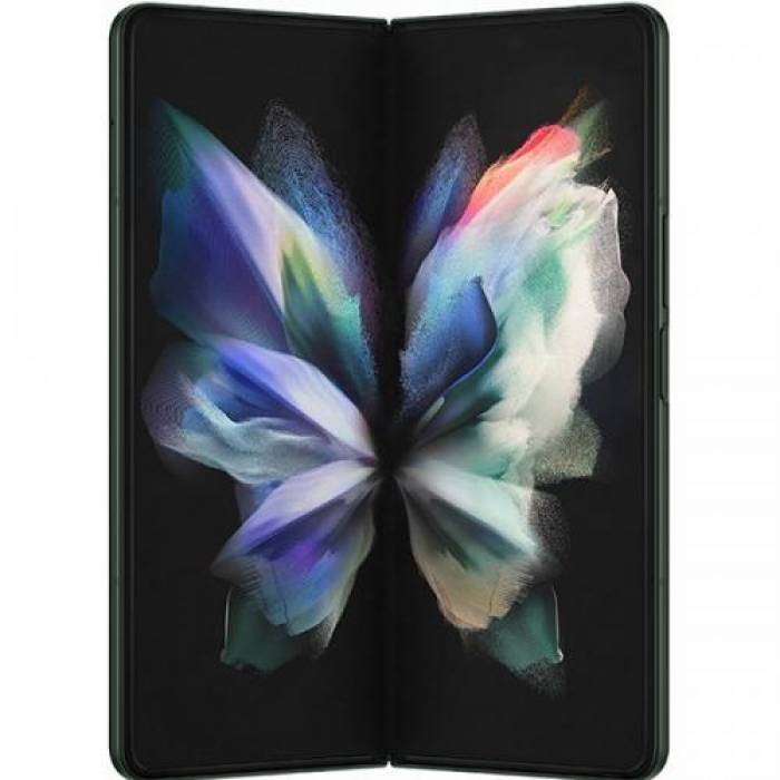 Telefon Mobil Samsung Galaxy Z Fold 3, Dual SIM Hybrid, 256GB, 12GB RAM, 5G, Phantom Green