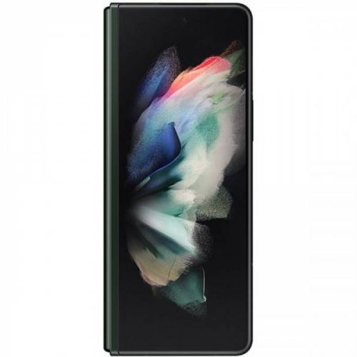 Telefon Mobil Samsung Galaxy Z Fold 3, Dual SIM Hybrid, 256GB, 12GB RAM, 5G, Phantom Green