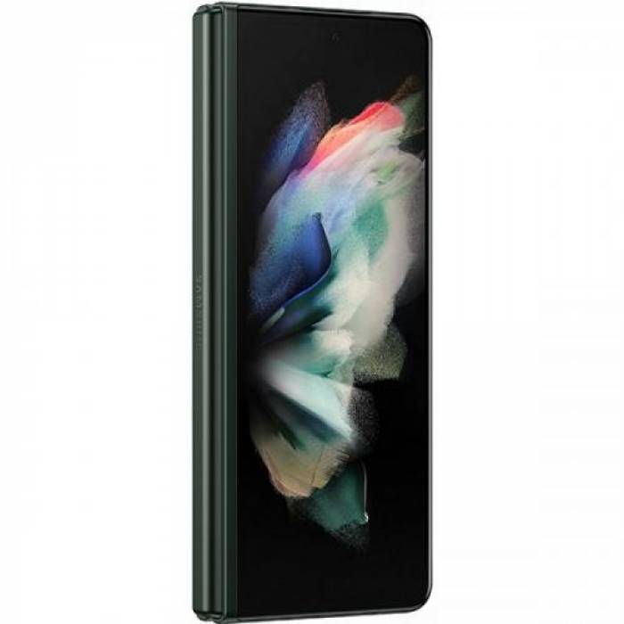 Telefon Mobil Samsung Galaxy Z Fold 3, Dual SIM Hybrid, 256GB, 12GB RAM, 5G, Phantom Green