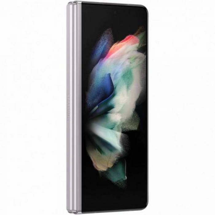 Telefon Mobil Samsung Galaxy Z Fold 3, Dual SIM Hybrid, 256GB, 12GB RAM, 5G, Phantom Silver