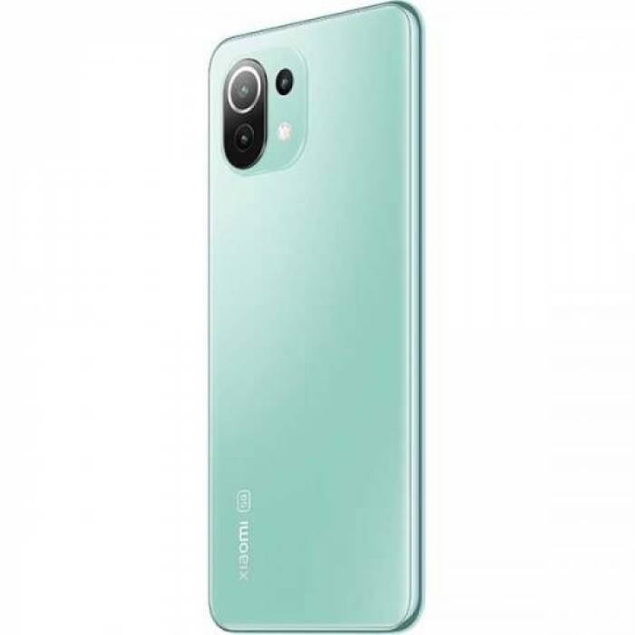 Telefon Mobil Xiaomi 11 Lite 5G NE Dual SIM, 128GB, 8GB RAM, 5G, Mint Green