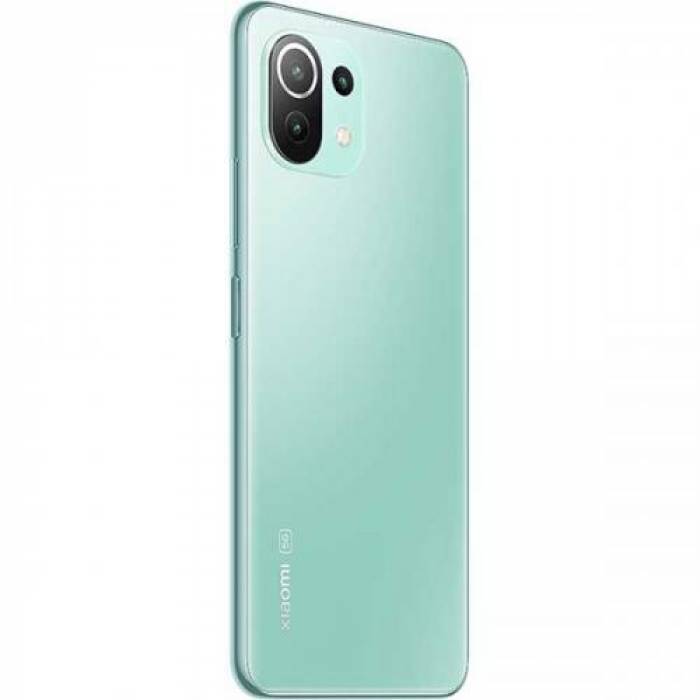 Telefon Mobil Xiaomi 11 Lite 5G NE Dual SIM, 128GB, 8GB RAM, 5G, Mint Green