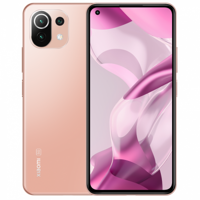 Telefon Mobil Xiaomi 11 Lite 5G NE Dual SIM, 128GB, 8GB RAM, 5G, Peach Pink