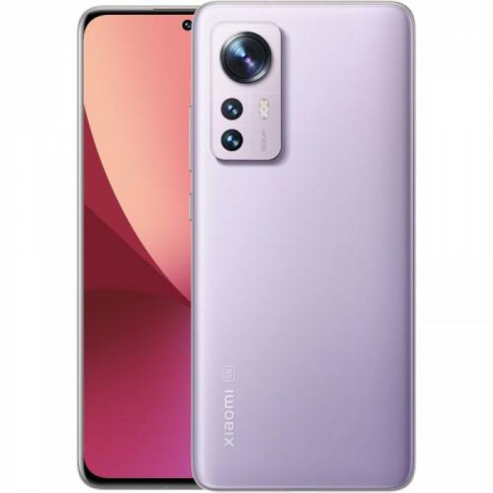 Telefon Mobil Xiaomi 12X (2022), Dual SIM, 128GB, 8GB RAM, Dual SIM, 5G, Android 11, Purple