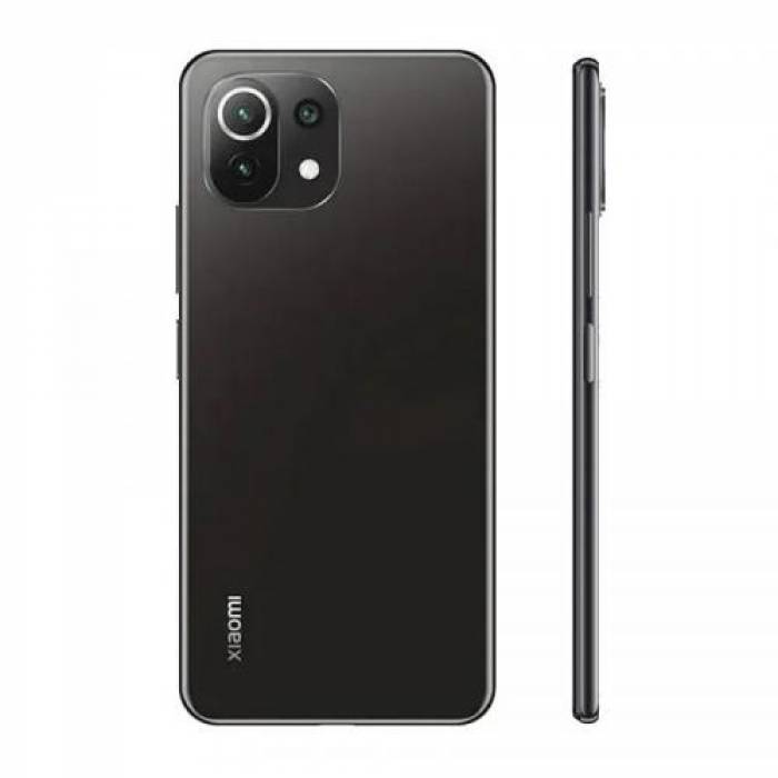 Telefon Mobil Xiaomi Mi 11 Lite, Dual SIM, 128GB, 6GB RAM, 4G, Boba Black