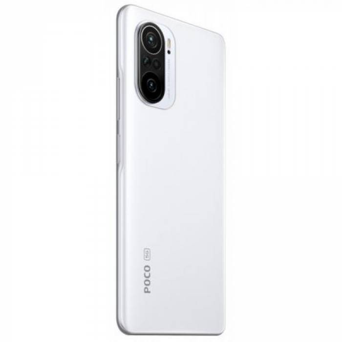 Telefon Mobil Xiaomi Poco F3 Dual SIM, 128GB, 6GB RAM, 5G, Arctic White