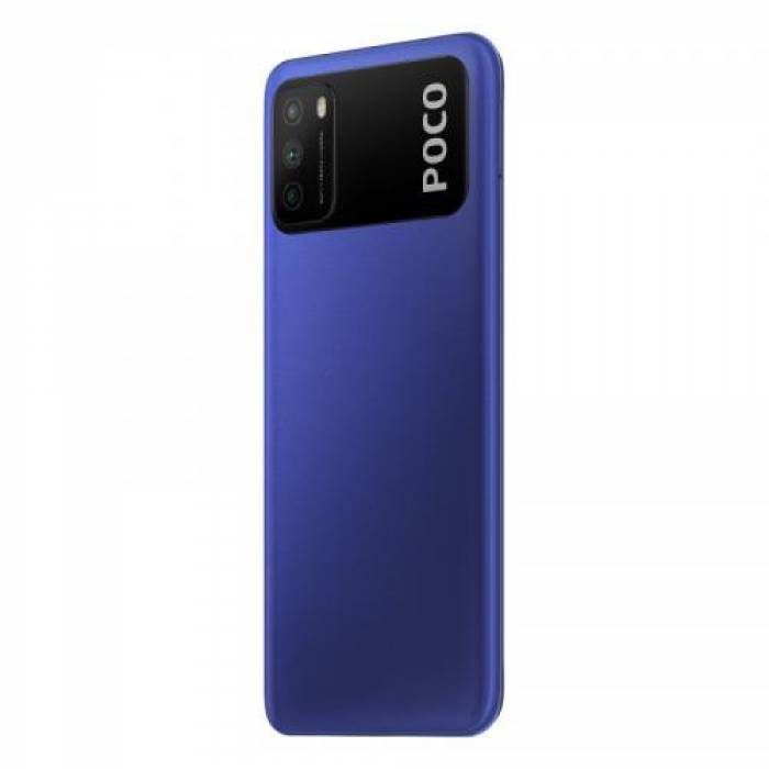 Telefon Mobil Xiaomi Poco M3 Dual SIM, 128GB, 4GB RAM, 4G, Cool Blue