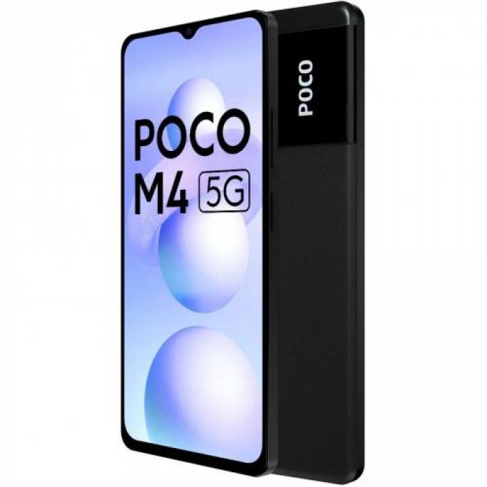 Telefon Mobil Xiaomi Poco M4 5G, Dual SIM, 128GB, 6GB RAM, 5G, Android 12, Power Black