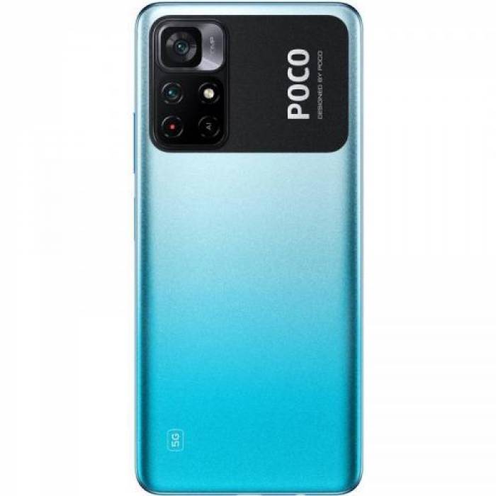 Telefon Mobil Xiaomi Poco M4 Pro 5G, Dual SIM, 64GB, 4GB RAM, 5G, Android 11, Cool Blue