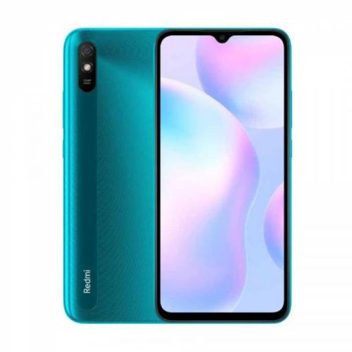 Telefon mobil Xiaomi Redmi 9A Dual SIM, 32GB, 2GB RAM, 4G, Ocean Green