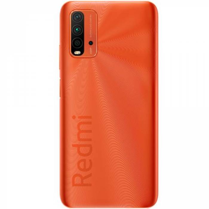 Telefon Mobil Xiaomi Redmi 9T, Dual SIM, 128GB, 4GB RAM, 4G, Android 10, Sunrise Orange
